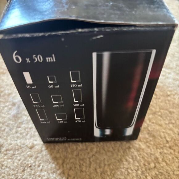 Barline Bohemia Crystal Box Of 6 50 ML Vodka Shot Glasses - Picture 6 of 6